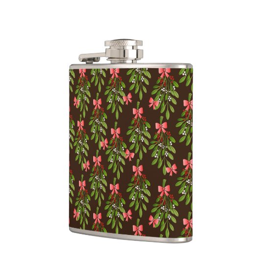 KerstHollies - Erlenmeyer Heupfles (Links)