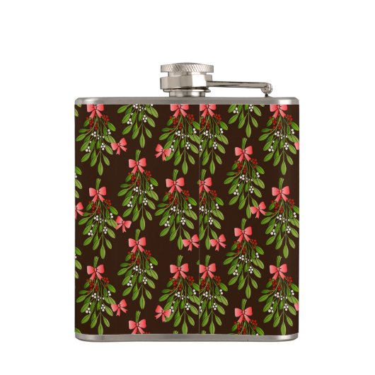 KerstHollies - Erlenmeyer Heupfles (Achterkant)