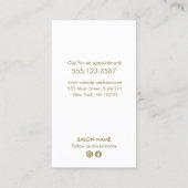 KerstHolly Branches Korting Coupon Business Visitekaartje (Achterkant)