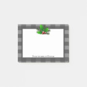 KerstHolly Buffalo Pset op maat Post-it® Notes (Voorkant)