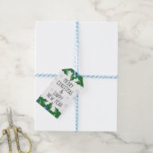 KerstHolly Cadeaulabel (Met Touw)