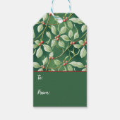KerstHolly Cadeaulabel (Voorkant)