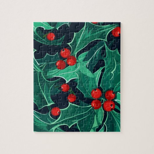 KerstHolly Legpuzzel (Verticaal)