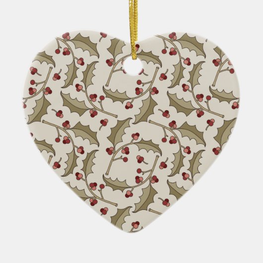 KerstHolly Ornament (Voorkant)