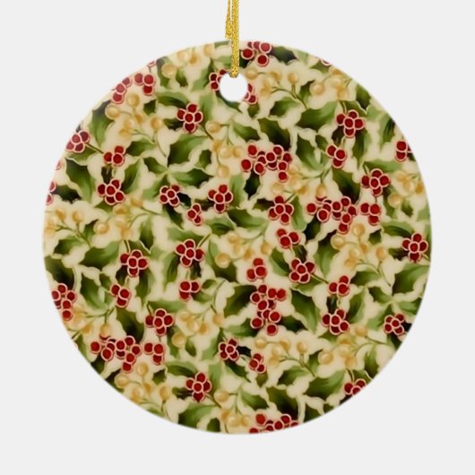 KerstHolly Ornament (Achterkant)