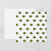 KerstHolly Pattern Feestdagenkaart (Voorkant / Achterkant)