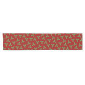 KerstHolly Pattern Korte Tafelloper (Horizontaal)