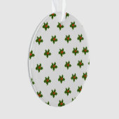 KerstHolly Pattern Ornament (voorkant)