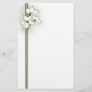 KerstHolly Stationery Briefpapier
