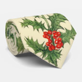 KerstHolly Stropdas (Opgerold)