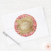 Kersthomemade Holiday Baking Ronde Sticker (Envelop)