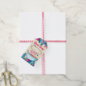 Kersthomemade soep een label voor jar gift cadeaulabel (Met Touw)