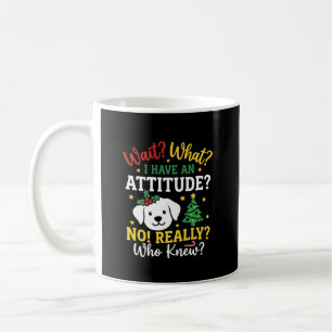 Kersthond Attitude Vakantie Humor Koffiemok
