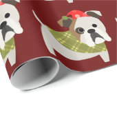 Kersthond Cadeaupapier (Rol Hoek)