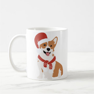 Kersthond Corgi Koffiemok