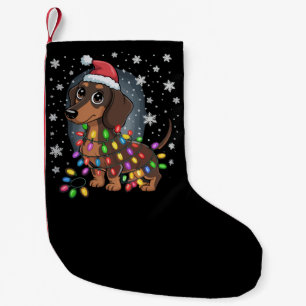 Kersthond Dachshund Kerstman Kerst Wiener Kleine Kerstsok