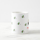 Kersthond en Mok kat koffie (Center)