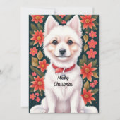 Kersthond Feestdagenkaart (Voorkant)