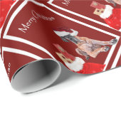 Kersthond geweldige dane cadeaupapier (Rol Hoek)