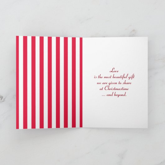 Kersthond Golden Retriever Feestdagen Kaart (Binnen)