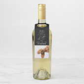 Kersthond Grappig Ruff Jaar In review Kaart Flessenhanger (Op fles)