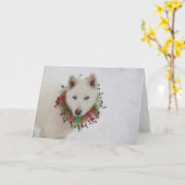 Kersthond Kaart (Gele Bloem)