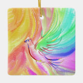 Kersthond Keramisch Ornament (Voorkant)