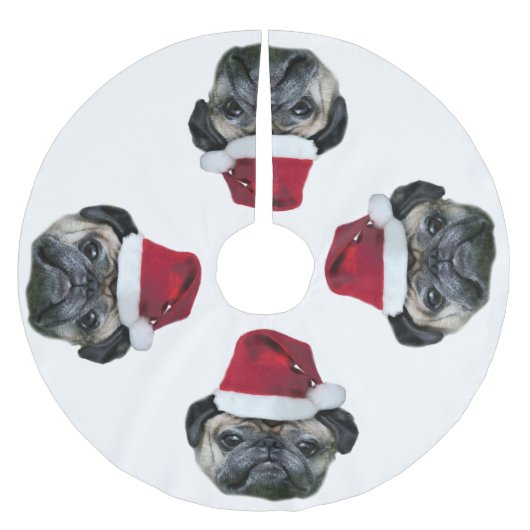 kersthond kerstboom rok (Voorkant)