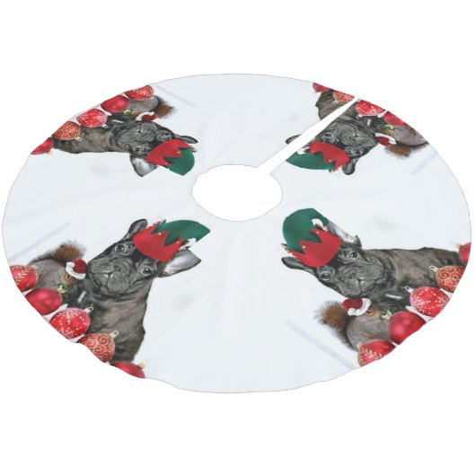 Kersthond Kerstboom Rok (Gekanteld)