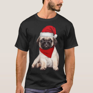 Kersthond Kerstpug - Kerst voor hondenliefhebbers T-shirt