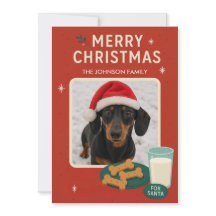 Kersthond Koekje Kerstkaart
