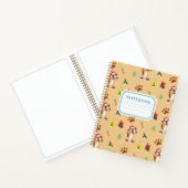 kersthond notitieboek (Binnen)