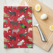 Kersthond Theedoek (Quarter Fold)