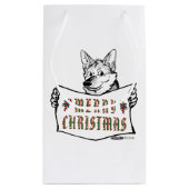 Kersthond: Vrolijk kerstfeest! Klein Cadeauzakje (Achterkant)