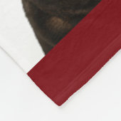 Kersthonden - dit is het seizoen van de juweel - fleece deken (Hoek)