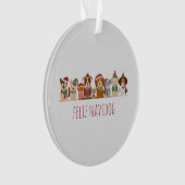Kersthonden Feliz Navidog Ornament (voorkant)