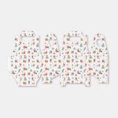 Kersthonden in vakantie Accessoires Bedankdoosjes (Uitgevouwen)