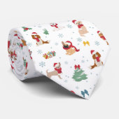 Kersthonden in vakantie Accessoires Stropdas (Opgerold)
