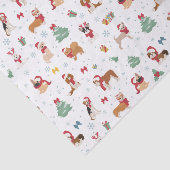Kersthonden in vakantie Accessoires Tissuepapier (Detail)