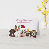 Kersthonden Kaart (Gele Bloem)