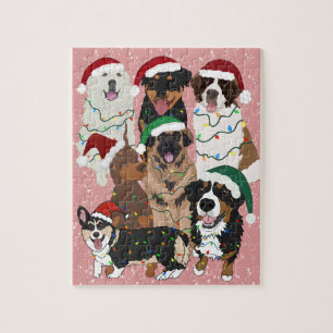 Kersthonden Legpuzzel