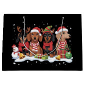 Kersthonden Teckel Lover Hond Mama Groot Cadeauzakje (Voorkant)