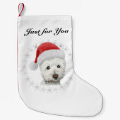 kersthondenkunst Stocking Kleine Kerstsok (Voorkant)