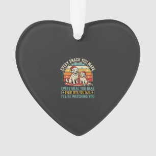 Kersthondenliefhebbers Snack Kijken Ornament