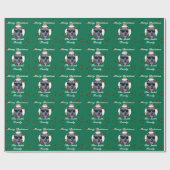 Kersthondenpakpapier Cadeaupapier (Vlak)