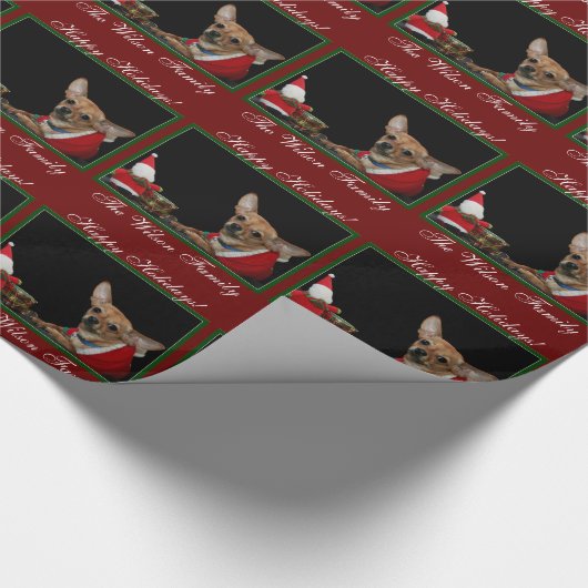 kersthondenpakpapier cadeaupapier (Hoek)