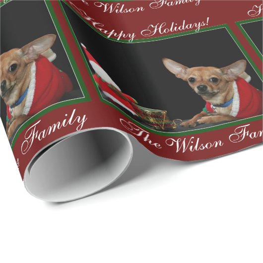 kersthondenpakpapier cadeaupapier (Rol Hoek)