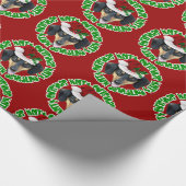 Kersthondenpakpapier Cadeaupapier (Hoek)