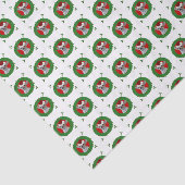 kersthondenpapier tissuepapier (Detail)