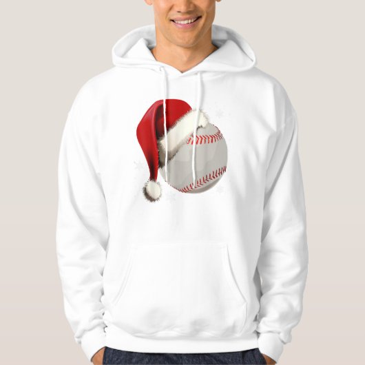 Kersthonkbal kerstbal Santa Hat Funny Hoodie (Voorkant)